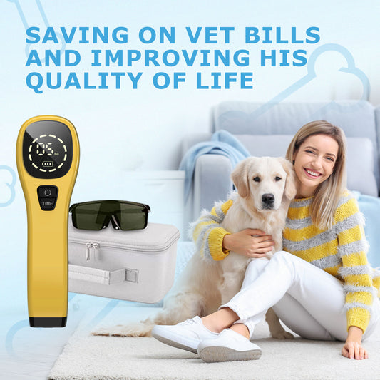 DR.MCHIRS Veterinary operating lamps, Portable Vet Device Light Therapy for Pain Relief, Muscle & Joint Pain from Dog Arthritis